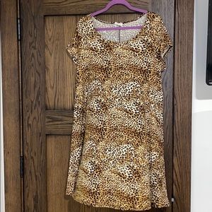 Pinc NWOT Leopard Dress 2X